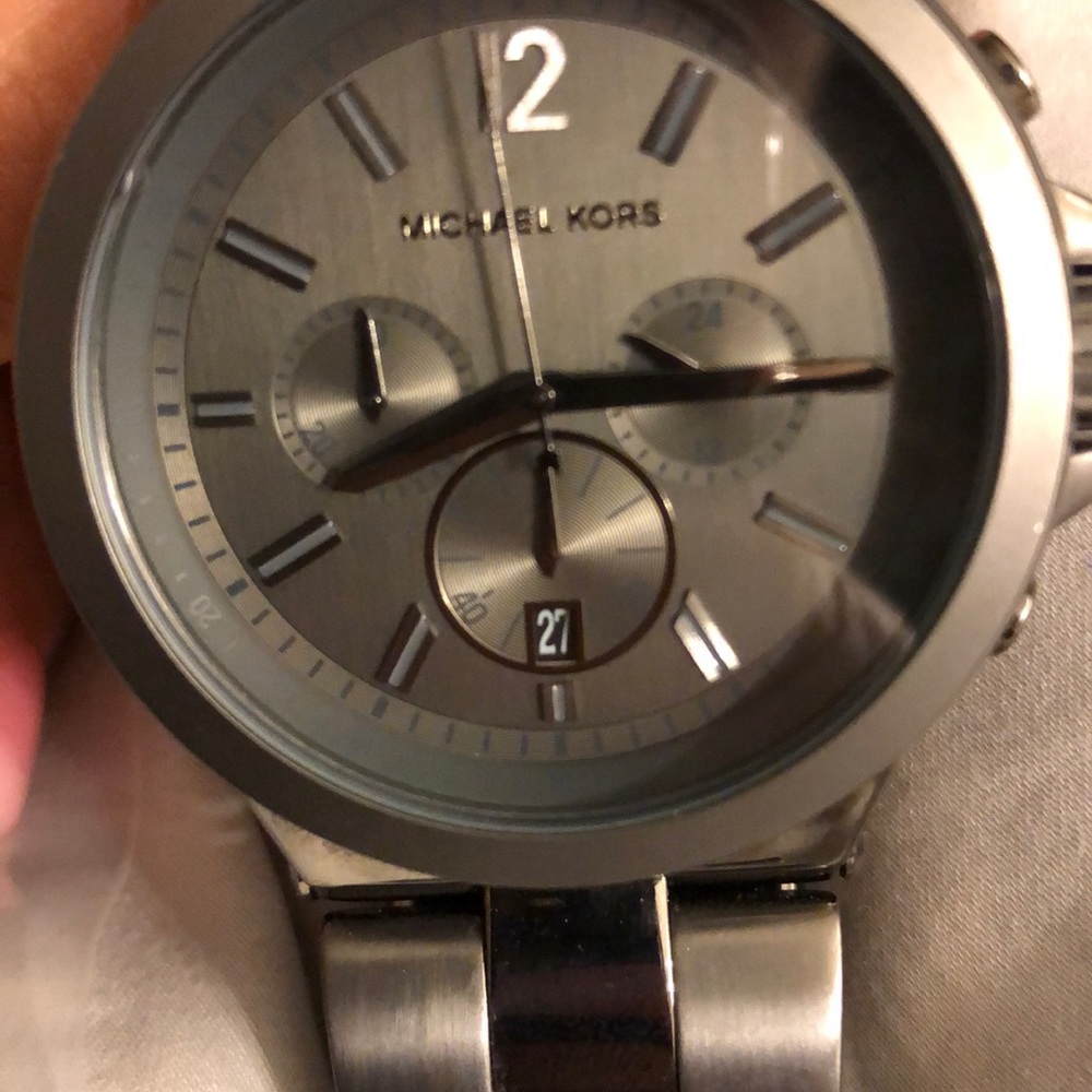 Michael Kors dark gray w/ extra links if needed